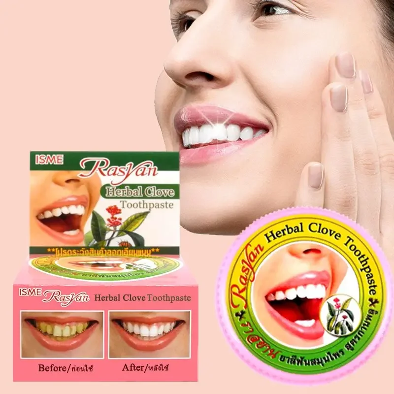 Teeth Whitening Groupon - Thai Clove/coconut Tooth Powder Rasyan Removal