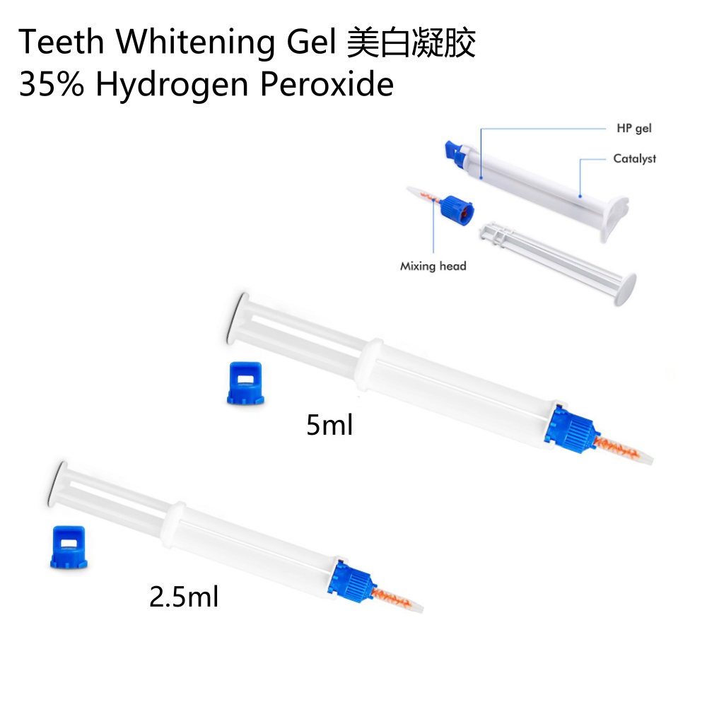 2.5ml/5ml Dental Bleaching Gel - Teeth Whitening Gel Syringes review and price