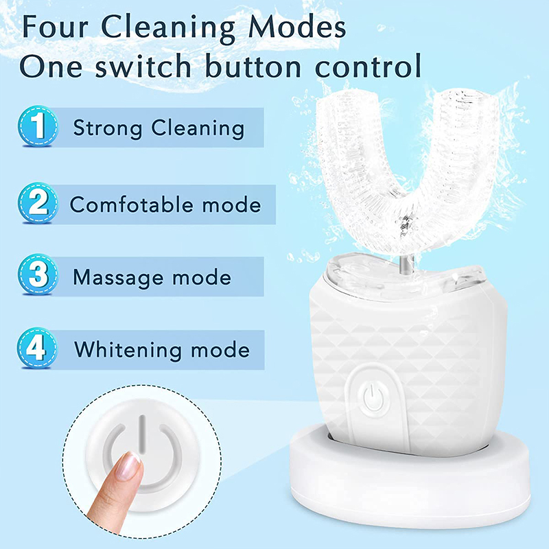 U-Shaped Rechargeable Light Qu - Teeth Whitening Kit review and price