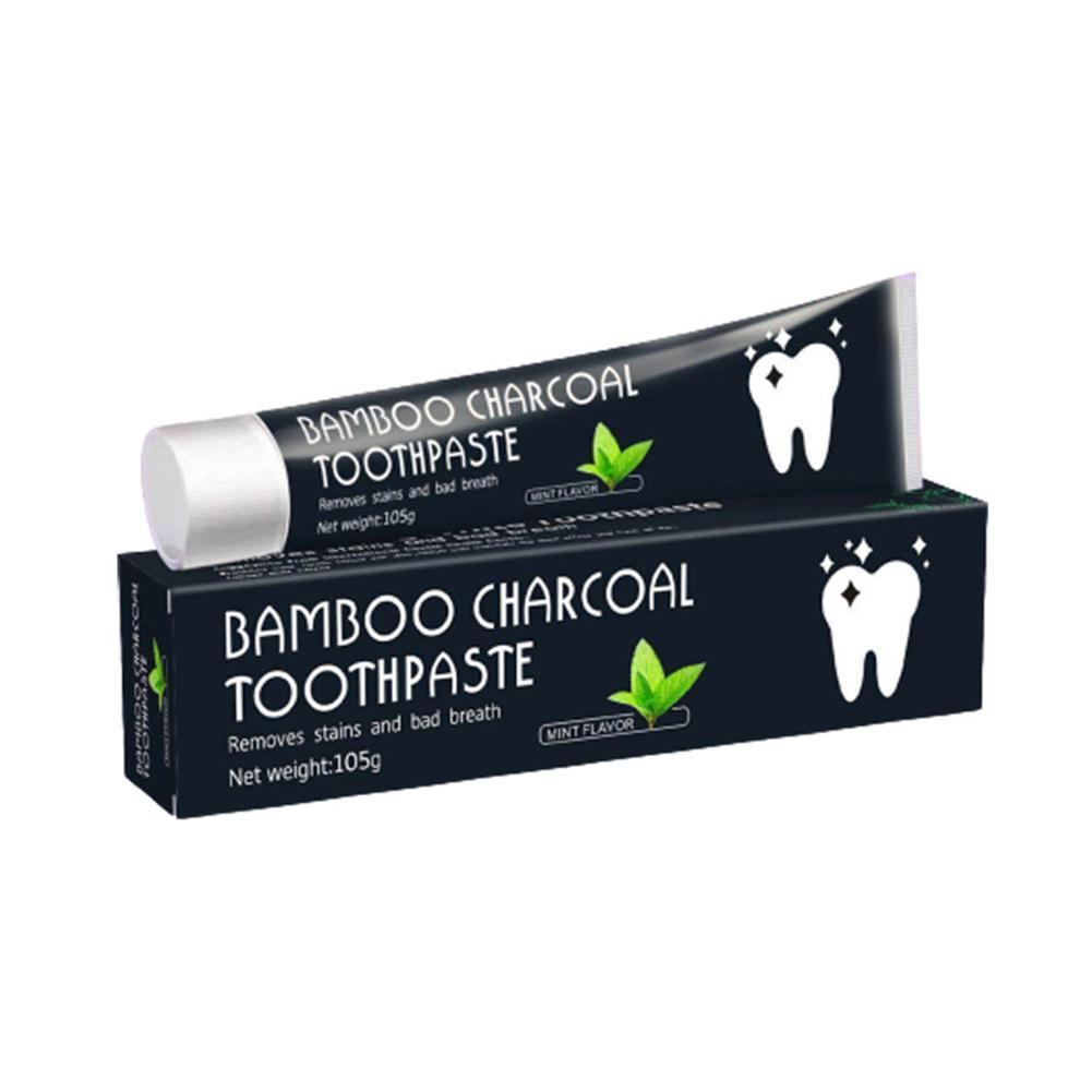 Bamboo Charcoal Toothpaste Whi - Teeth Whitening Activated Organic Charcoal review and price