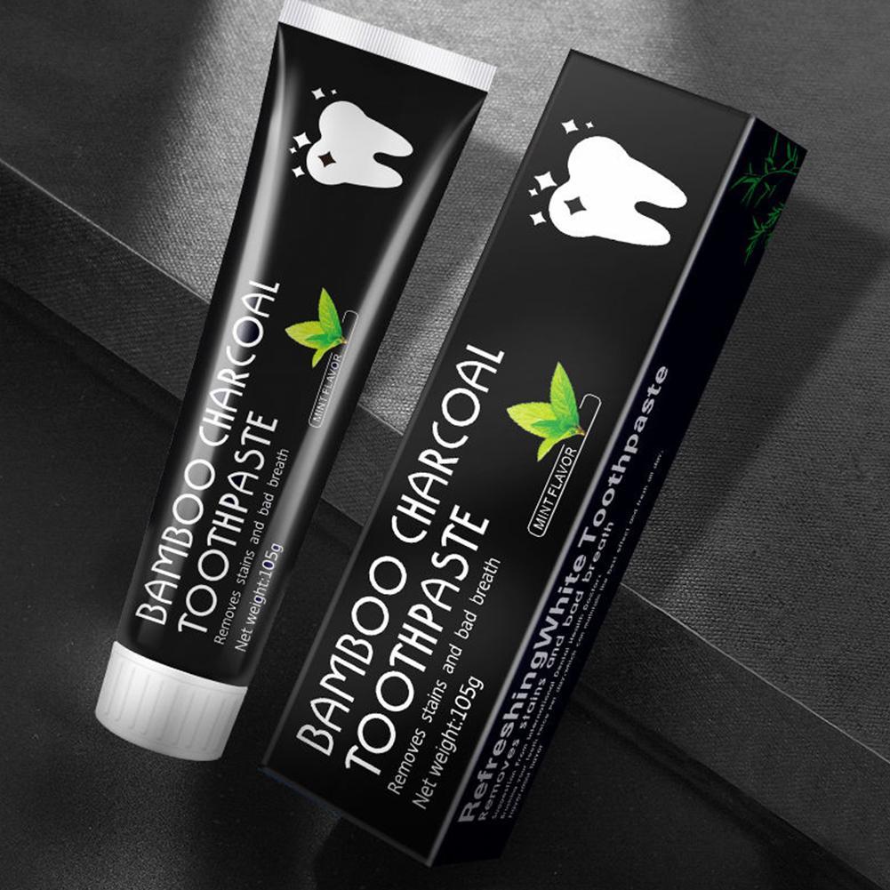 Bamboo Charcoal Toothpaste Whi - Teeth Whitening Activated Organic Charcoal review and price