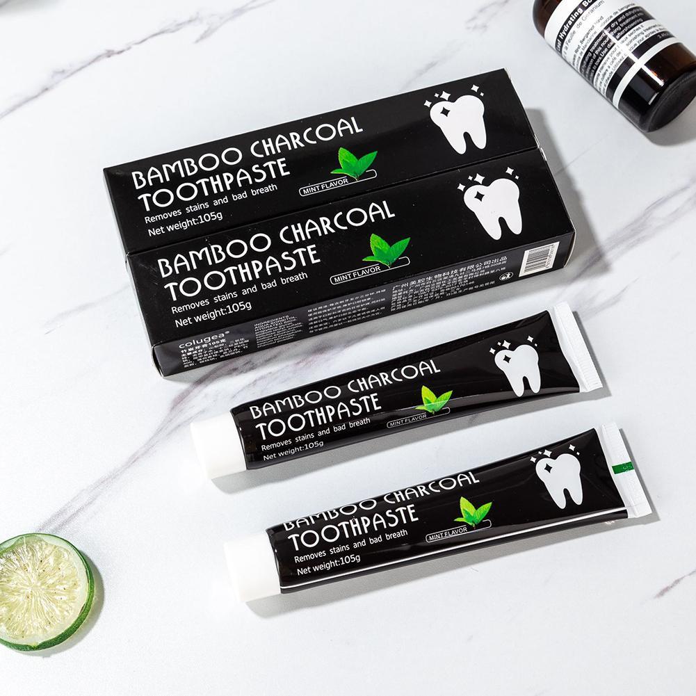 Bamboo Charcoal Toothpaste Whi - Teeth Whitening Activated Organic Charcoal review and price