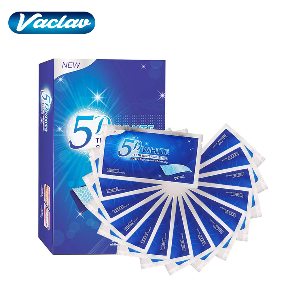 5D White Teeth Whitening Strip - Teeth Whitening Gel Peroxide review and price