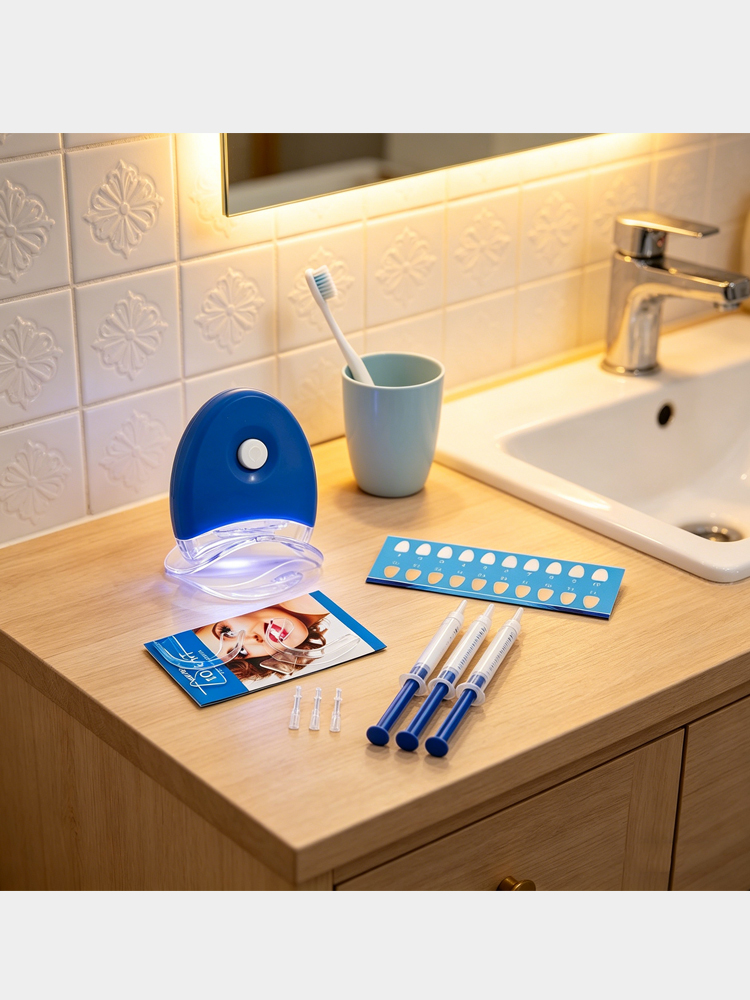Glorysmile Teeth Kit - LED Lig - Teeth Whitening Gel Syringes review and price