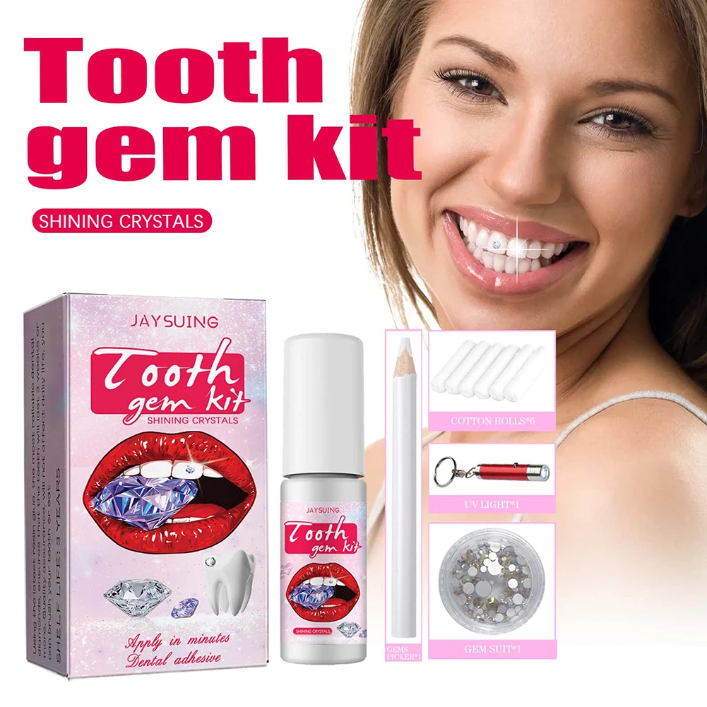 DIY Tooth Gems Kit with Crysta - Teeth Whitening Kit review and price